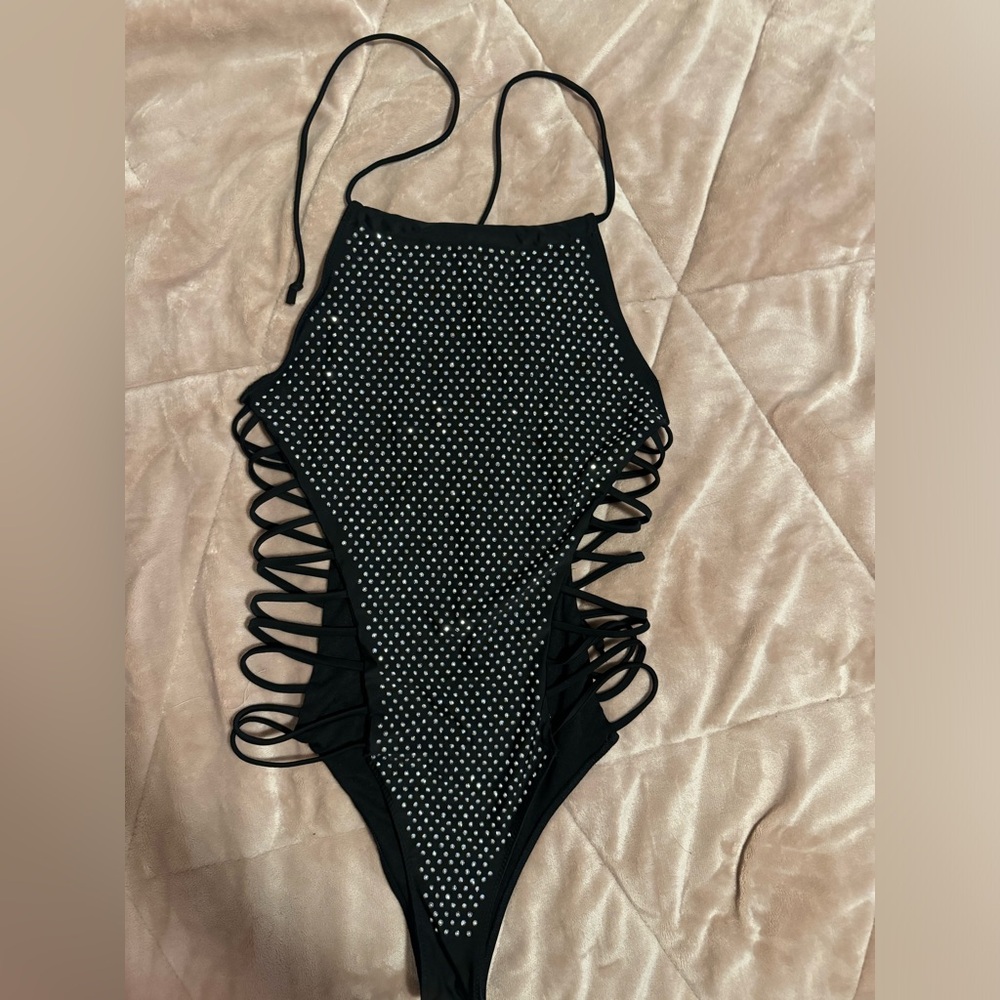 Rhinestone swimsuit
